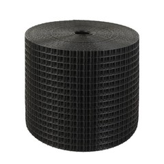 6in x 100ft Solar Animal Guard Roll, 1/2in Grid Hard PVC-Coated Galv Mesh