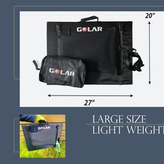 100W Portable Solar Panel Kit Battery Charger Generator Foldable Camping RV Car