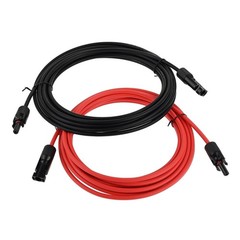 1PC Waterproof Solar Panel Extension Cable 10AWG 6M & Female and Male Connectors