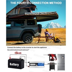 SOECOPO 10000W Solar Kit 2pcs Flexible Panels Inverter for Boat RV Camping