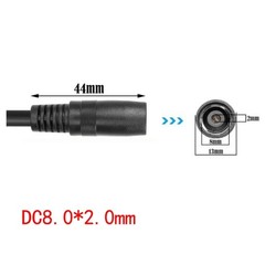 20.3ft Solar Generator Charging Cable Universal DC8020 Connector 8.0×2.0mm