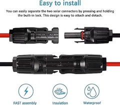 16.4FT/5M 12AWG Solar Panel Connector to XT60i Female Solar Panel 16.4ft/5m