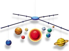 3D Solar System Mobile Making Kit – Glow-in-the-Dark DIY for Imaginative Kids