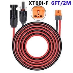 6ft Solar Panel Extension Cable Solar to XT60i 12AWG for Portable Power Station