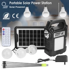 Emergency Power Station Battery Power Supply Solar Generator Portable Back Up