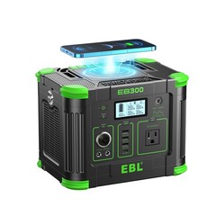 330W 288.6WH Portable Power Station Solar Generator RV Camping LiFePO4 Battery