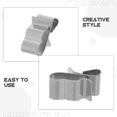 100 Pcs Solar Photovoltaic Cable Clamp Panel Wire Clamps Electrical