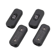 Inline Rocker Switch 6A 110-250V for Electric Lamps and Home Appliances