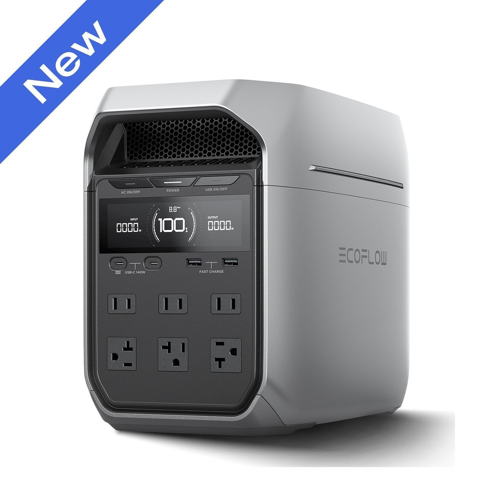 EcoFlow DELTA 3 Plus 1024Wh Portable Power Station LFP Battery for Home Backup