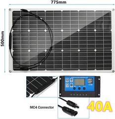 150W Mono Flexible Solar Panel 12V Power Charge Camping Home RV Battery Higher