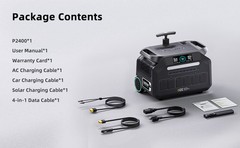 Solar Generator Peak 5000W LiFePO4 2400W 2048Wh P2400 Portable Power Station IEE