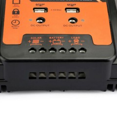2PCS 30A 12/24V Solar Charger Controller Panel Battery Regulator