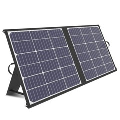 Gooloo Solar 100, 18V 100W Portable Solar Panel for Camping, Road Trip, Eme