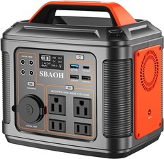 300W Portable Solar Power Generator Station Battery Charger Bank Camping