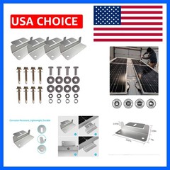 Solar Panel Mounting Z Brackets Lightweight Aluminum Corrosion-Free Construct…