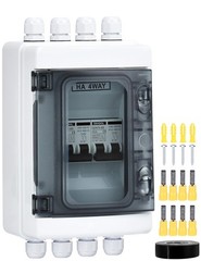 DC Circuit Breaker Box Cover with UV-Proof, 60 Amp Electrical Power Distribut…