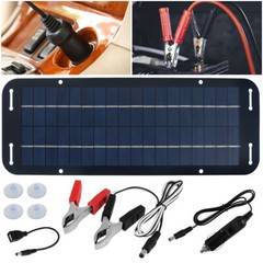 30W Solar Panel 12V Trickle Charger Battery Charger Kit Maintainer Boat Car RV