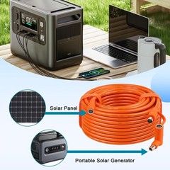 14AWG DC 8mm Extension Cable for Jackery Solar Generator, 10FT DC7909 Female …