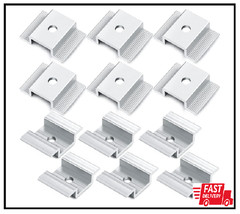 12 Pack Solar Panel Mid Clamps 1.06 Inch Solar Panel Bracket Aluminium Mounting
