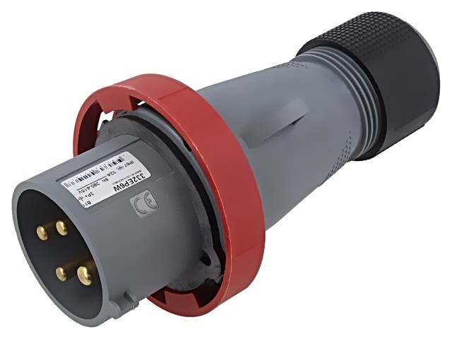 2CMA101103R1000 Connector: AC Power Supply 3 Phase Male Amp