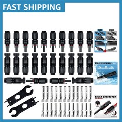 Durable 24 PCS Solar Panel Connectors – 12 Pairs with High Load Capacity