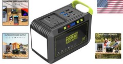 Compact 88Wh Lithium Battery Power Station with 8 Outputs for Emergency & Travel