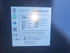 LA SOLAR 550W BLACK ON BLACK Solar Panel