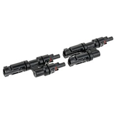 T Branch Solar Panel Connectors Solar Waterproof Adapter Cable 2 to 1 MMF+FFM