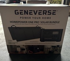 GENEVERSE (60-GVUS-SG2M2) 1210Wh Solar Generator Bundle – NEW & Sealed!