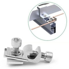 Solar Panel Mounting Bracket Clamps Ground Lugs Fasteners Photovoltaic Support