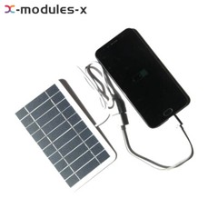 Solar Panel Output USB Outdoor Portable Solar System 5V 2W Mobile Phone Charger