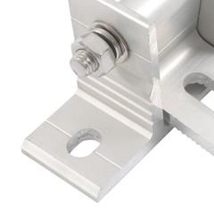LABLT Adjustable Angle 4×Solar Panel RV Tilt Mount Brackets Set For Roof Install