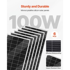Uimoso 24V 1000W Renewable Energy Kit with Solar Panels and Wind Turbine
