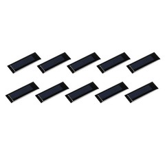 10Pack Mini Solar Panel Cell 0.5V 160mA 0.08W 53mm x 18mm for DIY Project