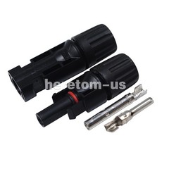 10Pairs MC4 1000V 30A Solar Cable Connectors Male Female DIY For Solar Panel US
