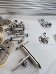 Solar Rail kit to mount 7 panels w/ clamps & L brackets and with 7.3 ft rails