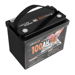 12V 100Ah Lithium Iron Phosphate Battery for RV Low Temp Charging Protection