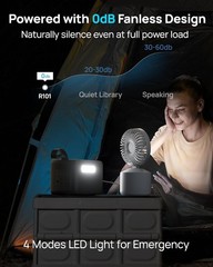 89.6Wh Portable Power Supply: Compact, Lightweight, and Zero-Noise Operation
