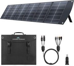 Ultra-Compact 200W Foldable Solar Panel with Multi-Output for Adventure Ready
