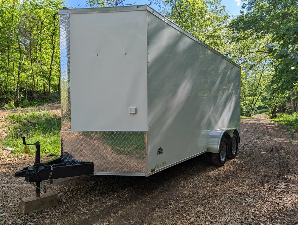 16′ Enclosed SOLAR POWERED Offgrid Self-Sufficient Trailer 5KW – Expanded Solar