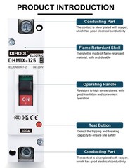 100 Amp Battery DC Disconnect Switch, DC Breaker for Main Power Station, UPS,…