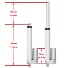 Complete Dual Axis Solar Tracking Tracker &DC Linear Actuator &LCD Controller DO