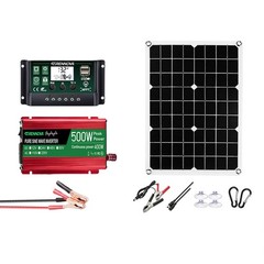 Grennova 500W True Power Solar Kit 60A MPPT Off-Grid RV Home Emergency Backup