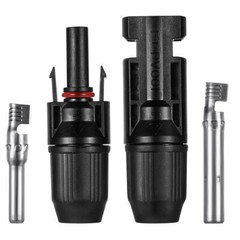 10/20/50 Pairs Solar Panel Cable Wire Connectors Male/Female Waterproof Adapter