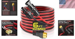 Versatile 6FT XT60 Solar Charging Cable – Easy Installation & High Performance