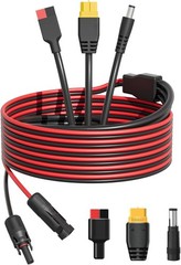 Solar Charge Cable Adapter 3-in-1 for XT60, DC5521, Anderson (2.5M/8.5Ft)