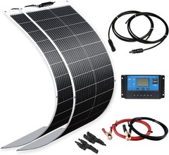 XINPUGUANG Solar Panel 200W 12V Flexible Kit 2x100W