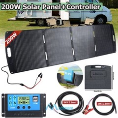 Portable Solar Panel Foldable Solar Charger & Controller for Power Station RV PV