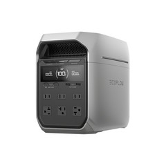 EcoFlow DELTA 3 Plus Portable Power Station, 1800W Output, X-Boost 2600W,