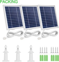 Solar Panel Charger 3 Pack for Arlo Pro Cameras